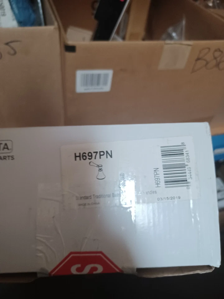 Delta H697PN Cassidy Kit de Mango de Bañera Romana Dos Palancas, Níquel Pulido Foto 1 de 1