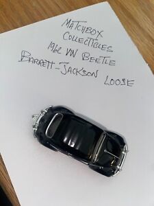 MATCHBOX. Collectibles Barrett-Jackson '62 Volkswagen Beetle VW Black 1:58 S.