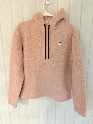 Suéter con Capucha Fila Sherpa Polar Josephine Rosa Sudadera con Capucha Para Mujer Talla Pequeña Cálido Foto 1 de 4