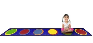 Sitting Spots Seating Rectangle Area Rug for Children's Classroom or Kids Pla... - Picture 1 of 4