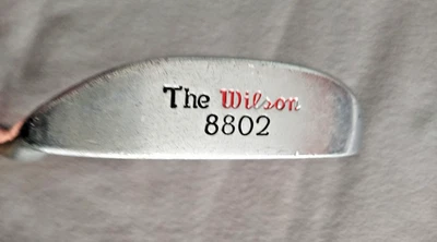 Wilson 8802 Putter 35" Vintage Blade Classic Heel Shafted Steel RH Read - Image 1 of 4
