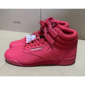 Reebok F/S HI Freestyle High J Vector Red Youth Sz 6/7.5 Women's (GW9516) - Picture 1 of 10