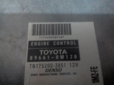 Módulo de control electrónico ECM del motor por guantera compatible con 00 LEXUS ES300 75878 Foto 1 de 4