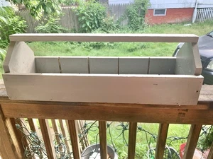 Vintage Wood Tool 🛠️Box Carpenter Caddy - Picture 1 of 2