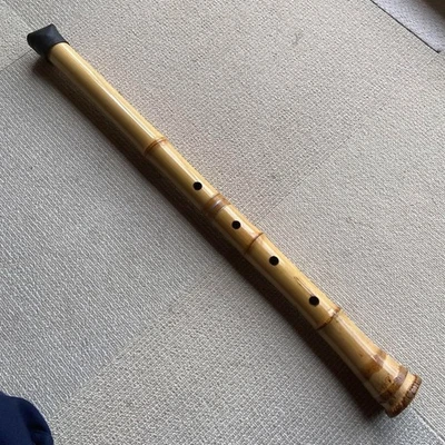 Instrumento japonés Shakuhachi flauta vertical de bambú de 25 pulgadas Foto 1 de 4
