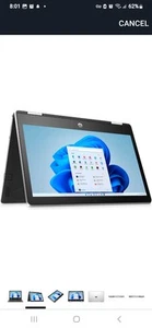2 in 1 touchscreen laptop/flip back tablet! retail value of $600 currently - Picture 1 of 13