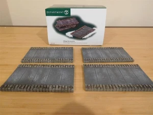 Dept 56 Village Accessory - Brick Edged Sidewalk - 4 Pc Set - Free Ship - Picture 1 of 1