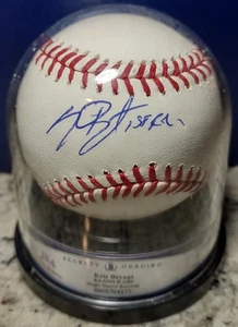 Kris Bryant "1st Rd" 1st Round Signed Baseball JSA Beckett Encapsulated MINT 9! - Picture 1 of 3