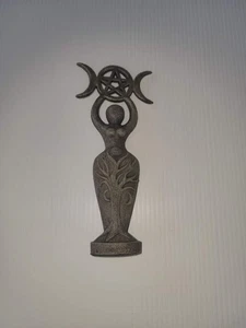 Spiral Triple Moon Goddess Statue - Bild 1 von 3