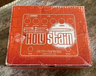 Holy Stain Multi Effect Pedal Electro-Harmonix Reverb + Box (No Power Cord) - Image 1 of 4