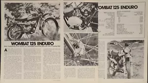1972 Hodaka Wombat 125 Test Article and specs - Bild 1 von 1