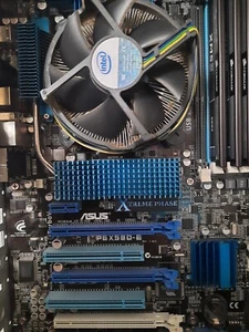 Placa madre ASUS EXTREME P6X580D-E i7 950 escudo de E/S + enfriador LGA 1366 - Imagen 1 de 4