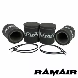 4 x Single Carb Sock Velocity Stack Air Filters Dellorto DHLA & DRLA 100mm - Picture 1 of 2