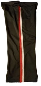 Puresilver Women's Solid Gray with Red/White Stripe Athletic Capri Pants Size S - Picture 1 of 12