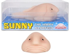 Sunny The Happy Blobfish de Accoutrements Novedad Juguete Más Feo Pez - Imagen 1 de 1