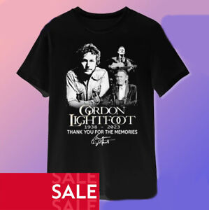 Gordon Lightfoot 85 Years Of 1938-2023 Thank You For The Memories Shirt Unisex G