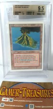 Volcanic Island MTG Revised Beckett Graded BGS 9.5 GEM MINT Vintage Magic