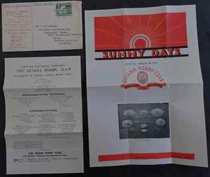 RARE 1936 British Guiana Hobby Club Cover ties 1c stamp to Australia - Picture 1 of 7
