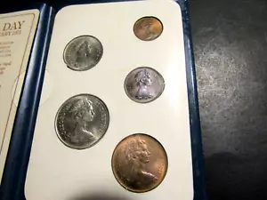 Juego de monedas de primer decimal de Gran Bretaña 1971 - Imagen 1 de 7