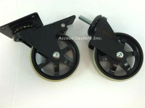 MS30BI53YY Mag Wheel Swivel Caster With Friction Ring Stem, 100 lb. Capacity - Picture 1 of 1