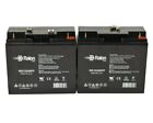Raion Power 12V 22Ah Quick Cable Rescue 1800 604053 Jumpstarter Battery -2Pk