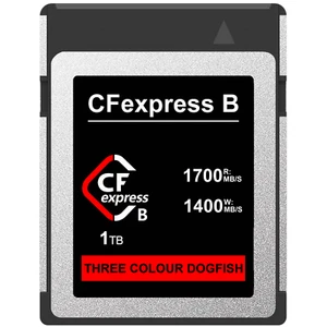 Carte mémoire CFexpress type B Dogfish 1 To pour caméscopes haute vitesse jusqu'à 1700 Mo/s - Photo 1 sur 9