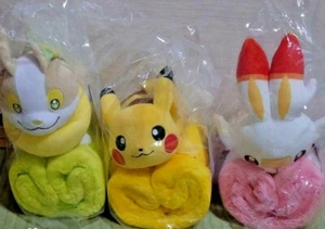Pokemon blanket Pikachu Scorbunny Yamper Pokemon Center Original pikapika - Picture 1 of 7
