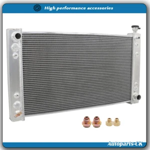 Radiador de aluminio para camioneta Chevy GMC C/K 1500 2500 3500 1988-1999 3 filas - Imagen 1 de 14