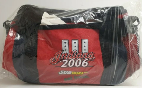 CLEVELAND INDIANS INSULATED LUNCH BAG / COOLER 2006 SGA MLB NEW! SUBWAY LOGO Cover