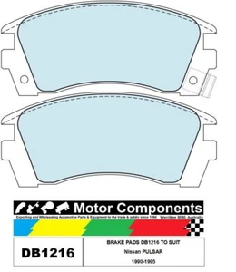 BRAKE PADS DB1216 TO SUIT Nissan PULSAR 1990-1995 - Picture 1 of 2