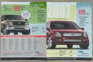 2006 Metro Detroit Ford Dealers ~ $189 F-150 Lease Brochure ~ Excellent - Picture 1 of 2