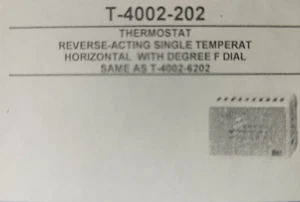 Johnson Controls T-4002-202 Thermostat (Cover & Bracket Not Included) - Picture 1 of 4