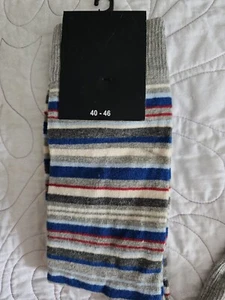  MEHRGESTREIFTE/STREIFEN klassische baumwollreiche Herren-/Unisexsocken 6-11 hochwertige - Bild 1 von 9