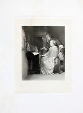 Gabriel Metsu Klavier-Unterricht Harpsichord Spinet Piano Teacher Notes Baroque