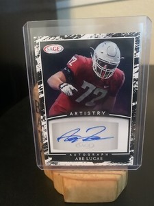 2022 SAGE Artistry #A-AL Washington State Cougars ABE LUCAS White Auto RC