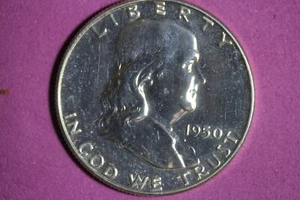 Estate Find 1950 - Proof Franklin Half Dollar!! #K42402 - Picture 1 of 2