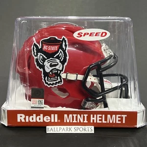 North Carolina NC State Wolfpack Speed Mini Helmet Riddell NCAA Red Tuffy New! - Bild 1 von 9