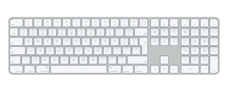 Apple Magic Keyboard mit Touch ID, Ziffernblock + OVP (Zustand: SEHR GUT) - Bild 1 von 1
