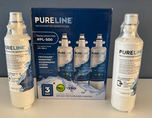 PACK OF 2 Pureline Refrigerator Water Filter PL-500 for Frigidaire/Kenmore NEW! - Picture 1 of 4