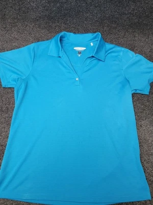 Camisa polo de playa Pebble para mujer XL azul rendimiento golf manga corta Foto 1 de 4