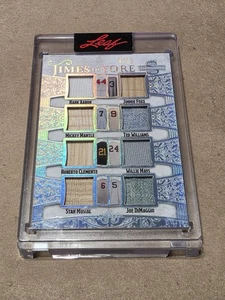 2025 Leaf Spectacular Times Of Yore 4/12 Mantle Aaron Mays Clemente Foxx 8 Relic - Picture 1 of 2