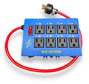 Blue Lightning - 120VAC Controller, Lights, Props, Robots, Halloween DSFROBOTS - Picture 1 of 7