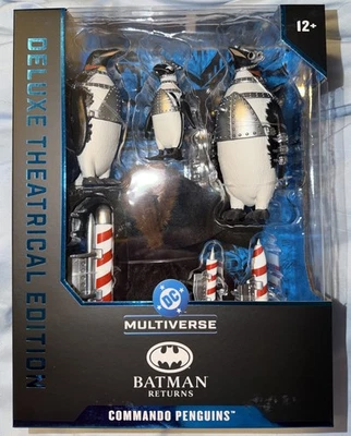 McFarlane DC Multiverse Commando Penguins Batman Returns Deluxe Teatral NUEVO Foto 1 de 2