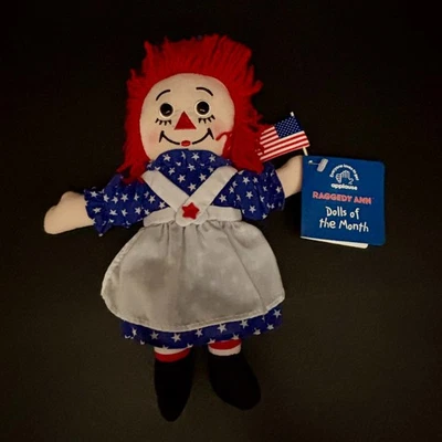 Applause RAGGEDY ANN -Muñeca del Mes - JULIO 9" Nueva con Etiqueta Foto 1 de 3