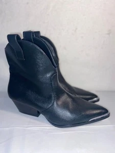 Botas occidentales Universal Thread Henley al tobillo para mujer 88375060 negras 10M - Imagen 1 de 9