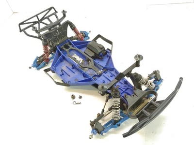 Traxxas Slash 2wd LCG 1/10 Short Course Truck Roller Slider Chassis UPGRADED Use - Image 1 of 4