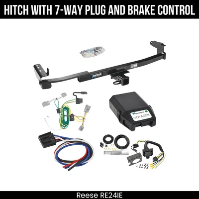 Paquete de remolque de enganche + control de freno para 08-09 Ford Taurus X 44525 receptor de 2" clase 3 Foto 1 de 4