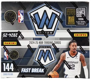 2024-25 Panini Mosaic NBA Basketball Fast Break Box - Strappo + Spedizione - Foto 1 di 1