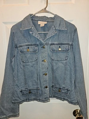 Chaqueta de jean azul Chadwick talla 14 para mujer Foto 1 de 4