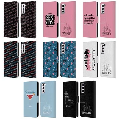 SEX AND THE CITY: TELEVISION SERIES GRAPHICS LEATHER BOOK CASE SAMSUNG PHONES 4 - Image 1 of 4